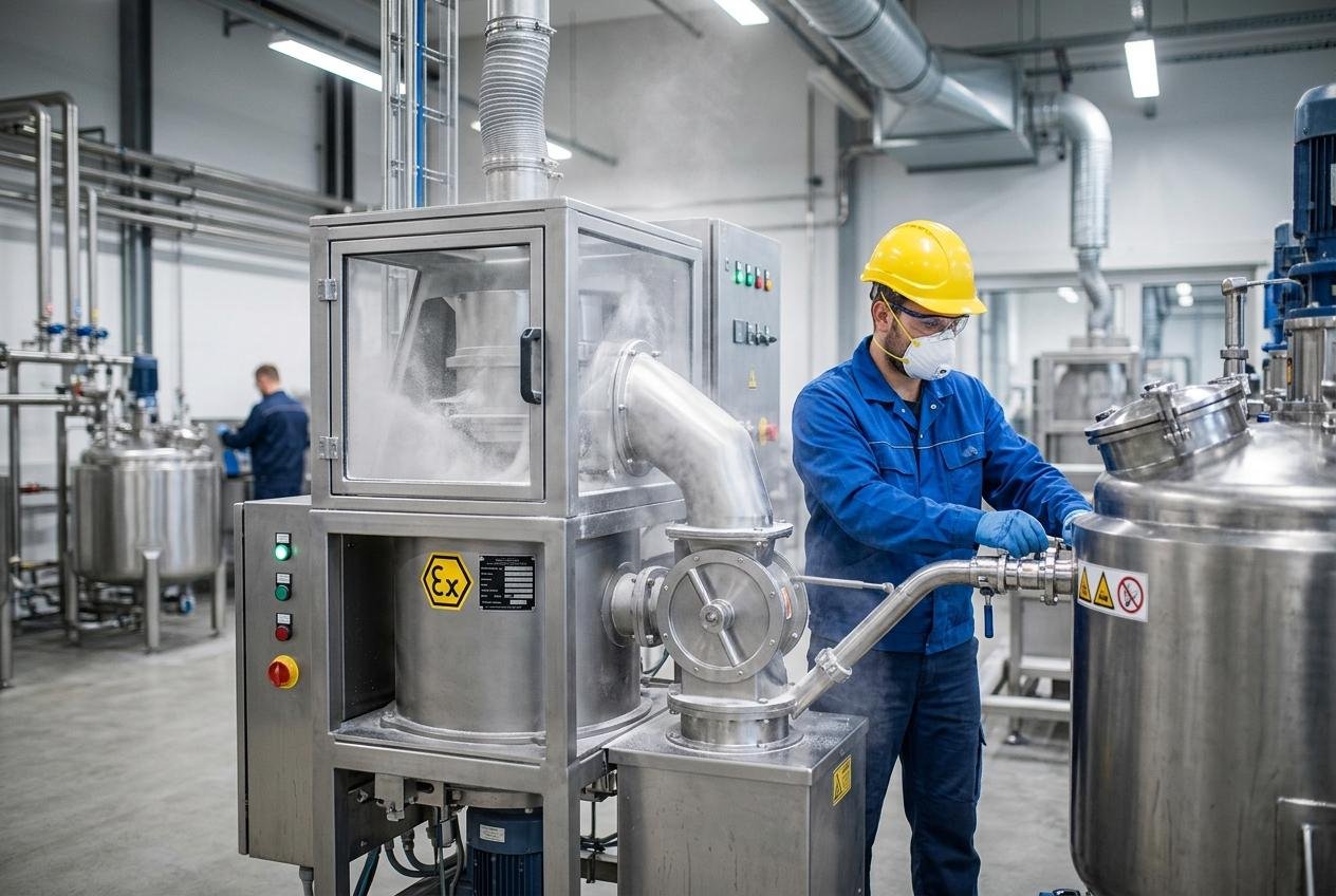 Large Factory Floor Cleaning